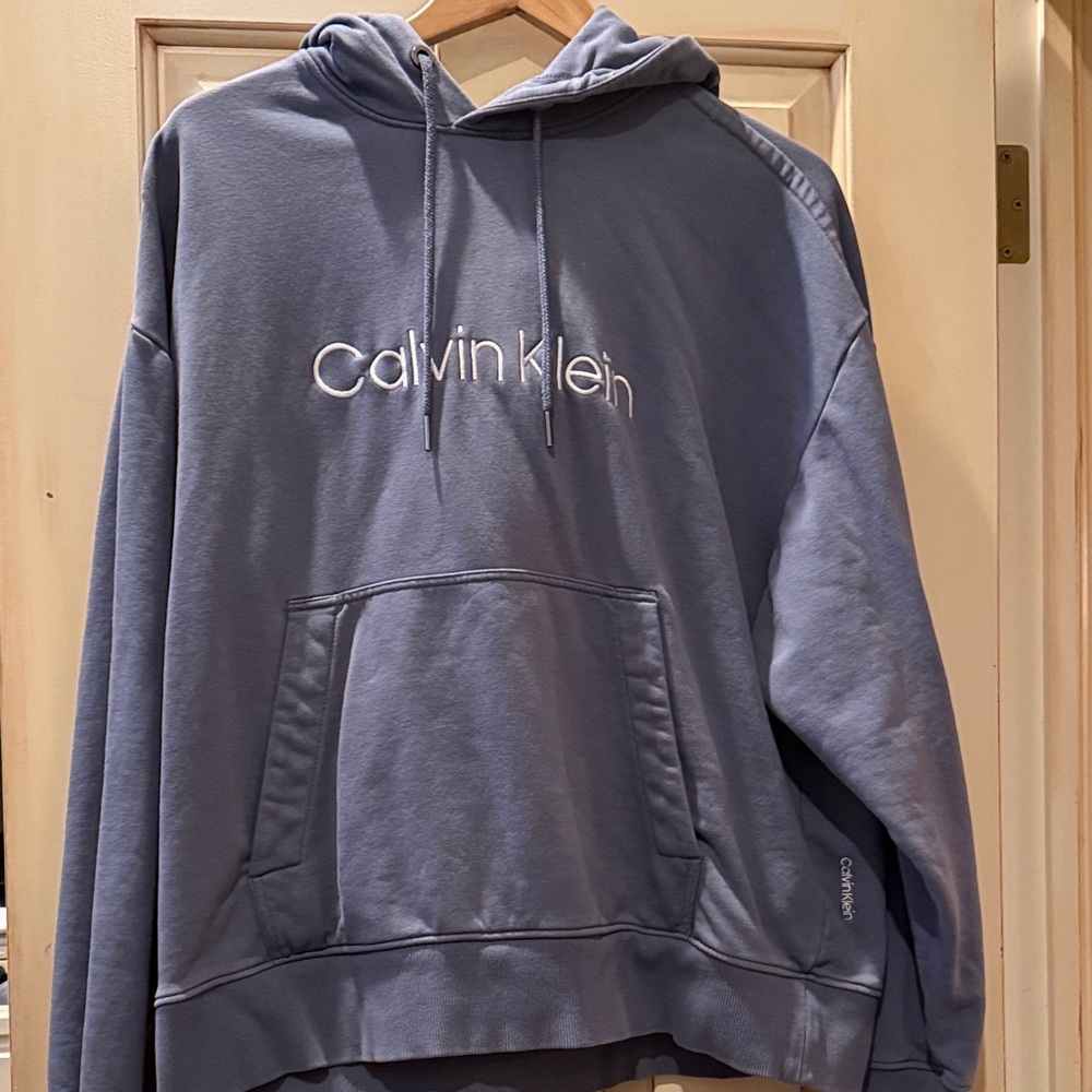 Calvin Klein Slate Blue Men's Hoodie